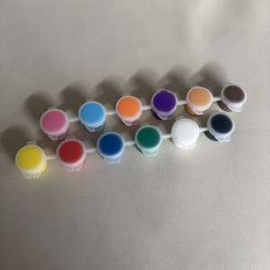 Juego <span class=keywords><strong>de</strong></span> Pinceles Daqian Personalizado <span class=keywords><strong>de</strong></span> 6 Piezas con 12 Colores <span class=keywords><strong>de</strong></span> Pigmento Acrílico <span class=keywords><strong>de</strong></span> 3 ml al por Mayor con Dos Pinceles - Product Image 1