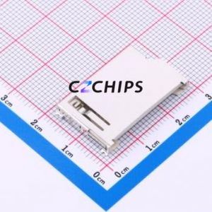 HX SD-CARD 11P SD Card / Memory Card Connector SMD Connector Plug-In Type Standard SD Card Card Holder 2.8mm - Product Image 1