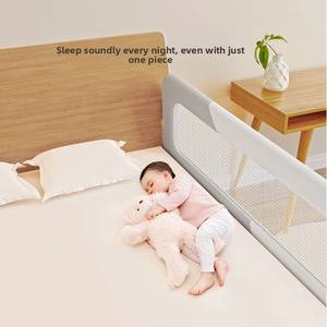 Barandilla de Seguridad para Cama de Bebé, Altura Ajustable, Anticaídas, Plegable, Barrera Lateral para Cama de Niños Pequeños, Protector de Cama para Bebés - Product Image 5