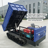Mini-chargeuse sur chenilles de 3 tonnes, chargeuse frontale hydraulique à chenilles en caoutchouc pour chantier agricole