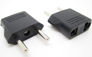 10A <strong>2</strong> <strong>Pin</strong> USA to Europe Travel <strong>Adapters</strong> Portable Power <strong>Plugs</strong> Mini Travel Converters - Product Image 2