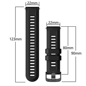 Correa de reloj de silicona suave de ajuste rápido de 22mm para <span class=keywords><strong>Garmin</strong></span> <span class=keywords><strong>Forerunner</strong></span> 965 955 945 935 <span class=keywords><strong>745</strong></span> 265 - Product Image 5
