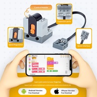Robot Programable Compatible con Juguetes Educativos de Partículas Pequeñas, Bloques de Construcción Electrónicos al por Mayor, Plástico ABS 9686
