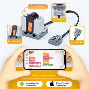 Robot Programable Compatible con Juguetes Educativos de Partículas Pequeñas, Bloques de Construcción Electrónicos al por Mayor, Plástico ABS 9686 - Product Image 3