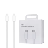 Câble de Recharge USB-C à Charge Rapide 60W en Cuivre Pur, Type-C vers Type-C pour iPhone 15, iPhone 16, iPhone 17