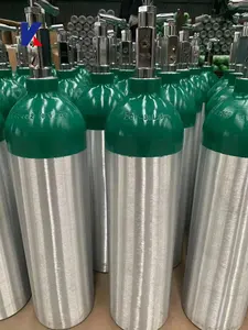 2.5lb 5lb 10lb 15lb 20lb alluminio Co2 cilindro Co2 serbatoio alimentare per liquido biossido di carbonio DOT serbatoio aria ad alta pressione 1800psi