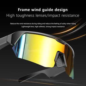 IG-05 AI cycling <b>sunglasses</b>, 130mAh battery capacity smart glass, button switch, playing music, CE ROHS FCC PPE - Product Image 5