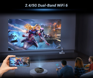 מקרן <span class=keywords><strong>Everycom</strong></span> YG710W בעל בהירות גבוהה, רזולוציית 4K FHD 1080P, מיקוד אוטומטי, מקרן חכם יוקרתי, קולנוע ביתי, מקרן מיני עם Wifi. - Product Image 5