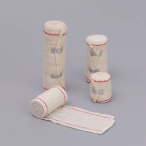 YD110R لباس الجروح الطبي ، ضمادة ناعمة جيدة التهوية ، لفافات خط أحمر ، ضمادة كريب إسباندكس مرنة - Product Image 4