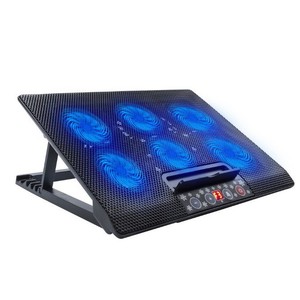 Laptop <b>Cooling</b> <b>Pad</b> 6 Fans With Display Adjustable Stand For Notebook <b>Cooling</b> - Product Image 3