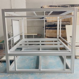 Custom Aluminum Alloy Equipment Frame 6063 6000 Series Anodized Square Industrial Profiles For Automation Support - Product Image 5