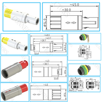 Conector Circular Médico de Bajo Costo Chapado en Oro Serie P de BEXKOM, Conector Circular de Alta Calidad para Detección de Biosensores