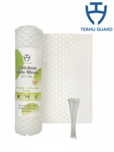 15,7 inch x 31 ft 4-25mm dia. UV-bestendig plastic gaas - Veelzijdige tuinafscheiding & kippenren met plantenondersteuning - Product Image 2