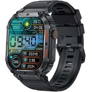 2023 K57 פרו חם מכירות ארוך המתנה 400 m אה smartwatch 1.96 אינץ מגע מלא מסך כושר שיחות BT חכם שעונים