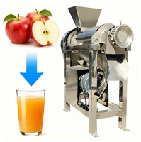 Amerikaanse zware professionele schroefpers voor versgeperste ananas, sinaasappel, appel en ander fruit.