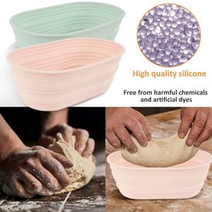Cesta de tela para pan, modelo Lievito Madre, para cortar en rodajas, con espátula y raspador, para la fermentación <span class=keywords><strong>del</strong></span> pan europeo, con hierba <span class=keywords><strong>marina</strong></span>. - Product Image 4