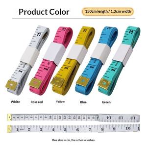 Cinta Métrica de 15 Metros, 150 Centímetros, 60 Pulgadas, Regla de Sastre Engrosada, Colorida, Blanca - Product Image 2