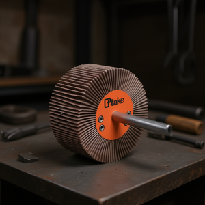 Ttake Abrasive Cloth Flap <b>Wheel</b> 60x20 Mm 6 Mm Shaft For <b>Grinding</b> - Product Image 3