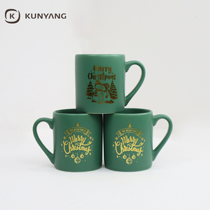 Tazza di ceramica di natale con Logo Slogan in oro personalizzato tazza di gres di piccole dimensioni tazza di sicurezza a microonde in ceramica per casa/caffè/ufficio - Product Image 2