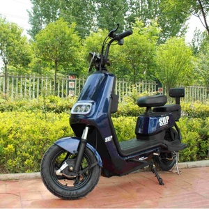 Factory Direct 14 Inch Electric City Bike 350W 48V Motor Bluetooth 3-Speed Ebike Tube Rear Hub Two Seater 60V Electric <b>Bicycle</b> - Product Image 6