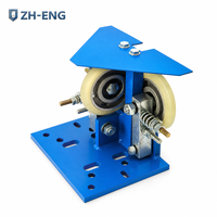 Galet de guidage métallique industriel ZH-ENG avec couvercle de protection et roues à ressort réglables pour système de rail de guidage de cabine d'ascenseur