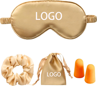 Masques pour les yeux en satin de soie avec logo personnalisé, sangle réglable, utilisation décontractée quatre saisons, masque de sommeil pour femmes et hommes, accessoire durable pour les voyages en avion