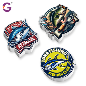Pegatinas con Temática de Pesca, Pegatinas de PVC Personalizadas, Resistentes al Agua y a los Rayos UV, para Cajas de Pesca y Logotipos de Empresas, Pegatinas Adhesivas Duraderas - Product Image 1