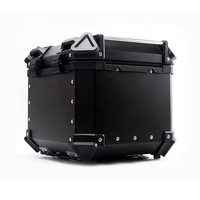 Boîte à bagages pour moto à dégagement rapide 45l, boîte supérieure en aluminium pour scooter, boîte de rangement pour moto, boîte arrière personnalisée