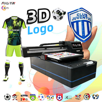 Printer UV Flatbed Presisi Tinggi FULIYIN 9060 untuk Aplikasi Logo 3D pada Kaos, Jersey, dan Tekstil