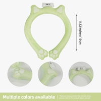 Compresse chaude et froide de qualité supérieure pour soulager les douleurs au cou et aux épaules, poche de gel réutilisable, apaise la douleur, couleur verte, anneau de glace personnalisé pour le cou