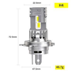 Bombilla LED para Faros Delanteros H7 H4 36W Ahorro de Energía 6500K Luz Blanca Alta Potencia Canbus ISO/16949 Doble Cer para Motocicleta |   Soleado - Product Image 2