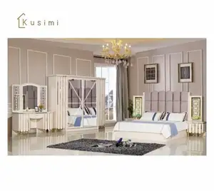 Brand Newly Best Modern Bed Suite Design Sleeper Furniture Bedroom Set With King Queen Bed