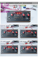 3,7 V 2x10W real estéreo Bluetooth pull Rod audio placa base MP3 decodificación placa amplificadora de potencia con función de micrófono