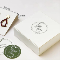 Boîtes cadeaux personnalisées en gros avec logo imprimé, boîtes à bijoux exquises, boîtes d'emballage magnétiques recyclables et tendance pour collier, bague