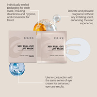 Masque liftant pour les yeux personnalisé à marque privée, biologique, anti-rides, anti-poches, hydratant, liftant, à la vitamine C et au collagène