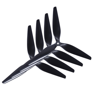 Hochwertiger Hqprop 10 Zoll <span class=keywords><strong>3</strong></span>-Blatt-Propeller X5x3 Schwarz Kohlefaserverstärktes Nylon DIY-Teile für Langstrecken-Cinelifter-Drohne (1CW+1CCW) - Product Image 3