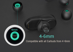 Embouts d'oreille en Silicone pour <span class=keywords><strong>SONY</strong></span> <span class=keywords><strong>WF</strong></span>-<span class=keywords><strong>1000XM4</strong></span>, nouvelle mise à niveau, annulation du bruit, embouts d'oreille confortables - Product Image 5