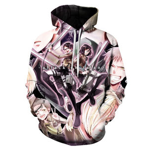 <span class=keywords><strong>2023</strong></span> vente en gros impression numérique 3D Sudaderas Con Capucha Y sweats sweats à capuche graphiques <span class=keywords><strong>attaque</strong></span> sur Titan Anime chandails - Product Image 5