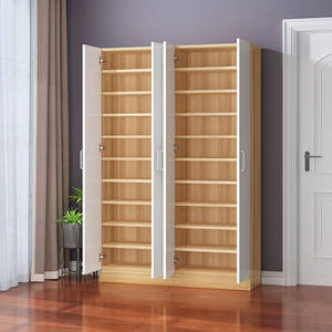 Zapatero <span class=keywords><strong>de</strong></span> Madera para Balcón, <span class=keywords><strong>Entrada</strong></span> del Hogar, Gran Capacidad, Mueble <span class=keywords><strong>de</strong></span> Almacenamiento para Zapatos - Product Image 6