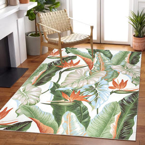 Alfombra Rectangular Dove Velvet Leaf de 5x7, Fibra de Poliéster, Diseño Novedoso, Alfombra para el Hogar - Product Image 4