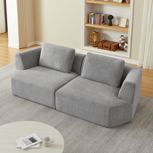Oversized 3 Seater <b>Convertible</b> Sofa Set with Chenille Fabric No Assembly Space-Saving Sofa <b>Bed</b> for Living Room Apartment - Product Image 5