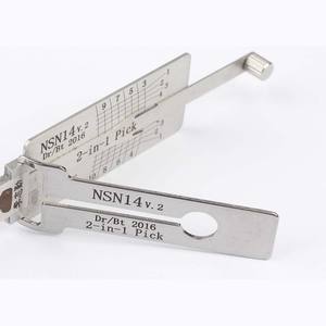 Orijinal Lishi 2 in 1 NSN14 V.2 <span class=keywords><strong>Dr</strong></span> Bt 2016 Nissan için kullanılan otomobiller Pick kilitleme araçları ve dekoder araba kapı oto çilingir araçları - Product Image 3