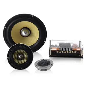 Kualitas suara speaker koaksial, speaker audio pod komponen jangkauan sedang 3 arah 6.5 inci