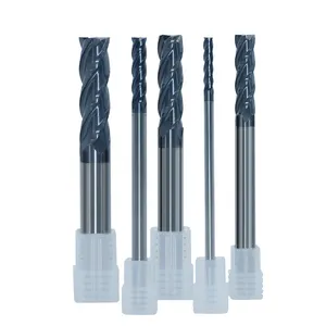 4F Endmills TISIN Coating Specific Milling Cutter Tools For CNC Mechanical HRC50