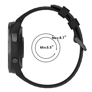 Correas de Reloj de Silicona de Doble Tono de Repuesto de 22 mm con Hebilla a Presión, Correas Deportivas para Garmin Forerunner 965/955 - Product Image 5