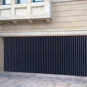 Porte de <span class=keywords><strong>garage</strong></span> sectionnelle moderne en bois grainé de style électrique pour maison de luxe australienne, montage encastré, 16x7 - Product Image 2