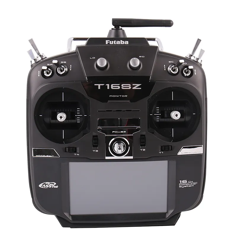 Futaba 16SZ 2.4GHz Remote Control Pemancar FASST (Ni-MH) Penerima R7008SB Radio RC untuk Pesawat Terbang Helis Drone