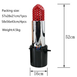 Cachimba Creativa con Forma de Lápiz Labial, Cachimba de Gran Humo con <span class=keywords><strong>Sabores</strong></span>, Filtro de Agua para Mujeres y Hombres - Product Image 2