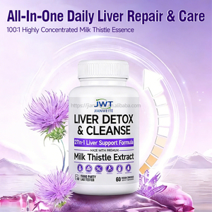 Suplemen Herbal Pembersih Detoksifikasi Hati Kapsul Label Pribadi Teh Detoksifikasi Hati Kompleks Kapsul Detoksifikasi Hati Vegan - Product Image 4