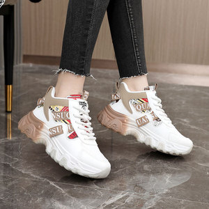 Baskets montantes pour femmes, collection Automne Printemps Été 2026, rehaussantes à semelle épaisse - Product Image 3